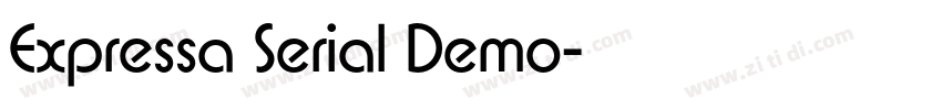Expressa Serial Demo字体转换